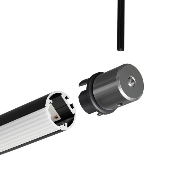 Endkappe OLEK-LUK  mit Stromversorgung für 12V/24V